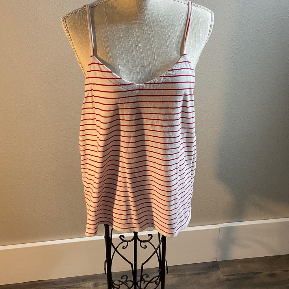 Universal Thread Red and White Striped Camisole